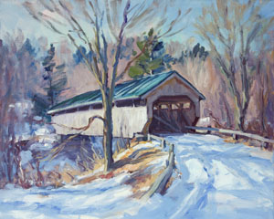 Eric Tobin Covered Bridge painting