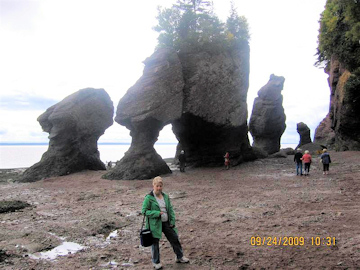 Hopewell Rocks and Liz Keating