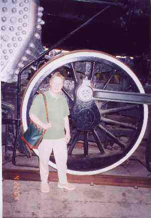 Lisette at Southeastern RR Museum