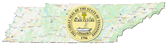 Tennessee Map with seal