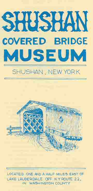 Shushan Covered Bridge Museum brochure