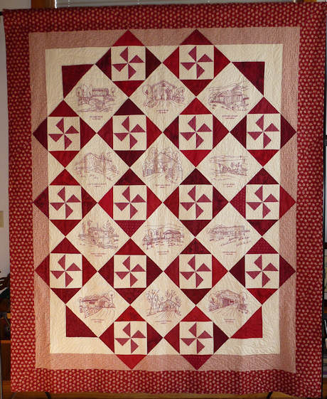 Covered Bridges of Franklin County Quilt Photo by Scott Perry