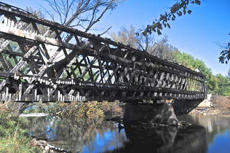 Salisbury Station Bridge lost - Photo by Ed and Irene Barna