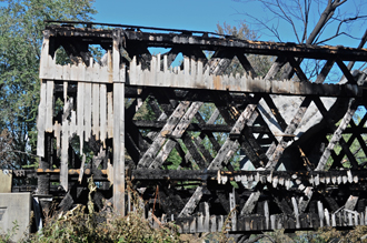 Salisbury Station Bridge lost - Photo by Ed and Irene Barna