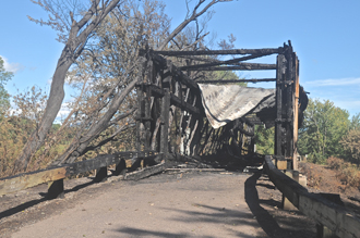 Salisbury Station Bridge lost - Photo by Ed and Irene Barna
