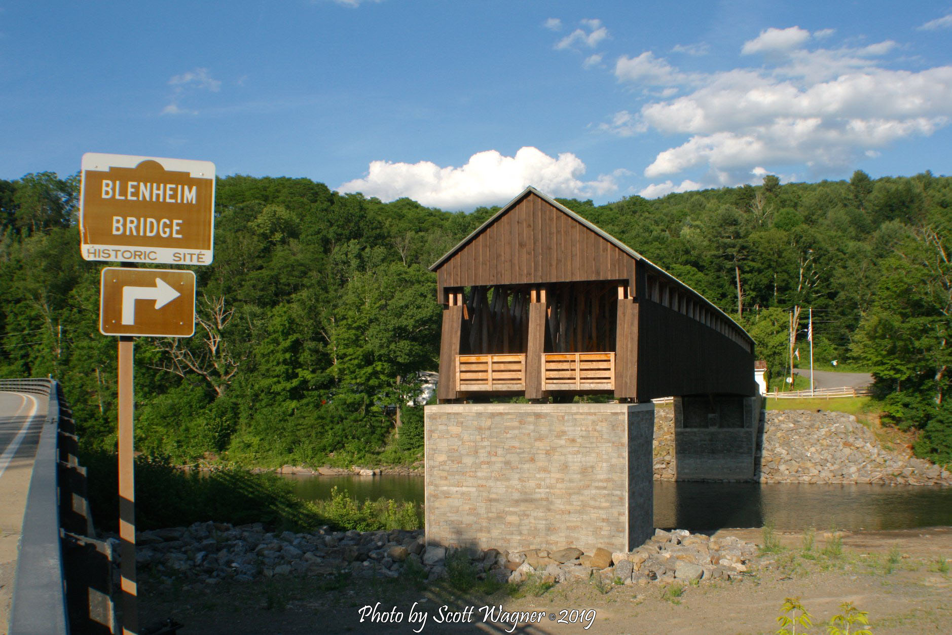 Blenheim Covered Bridge Historical Site Marker