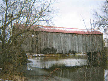 East Fairfield Covered Bridge Upstream elevation