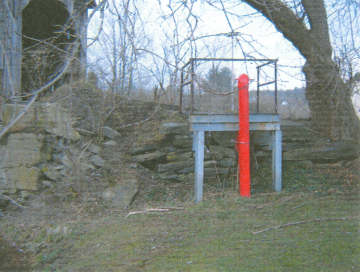 East Fairfield Covered Bridge Southeast Wingwall