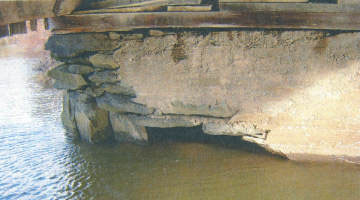 East Fairfield Covered Bridge East Abutment