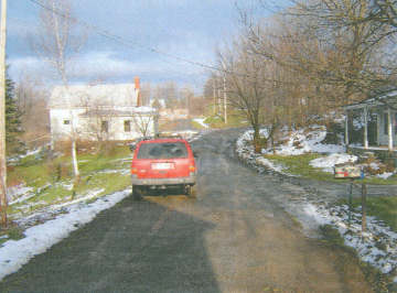 East Fairfield Covered Bridge East Approach